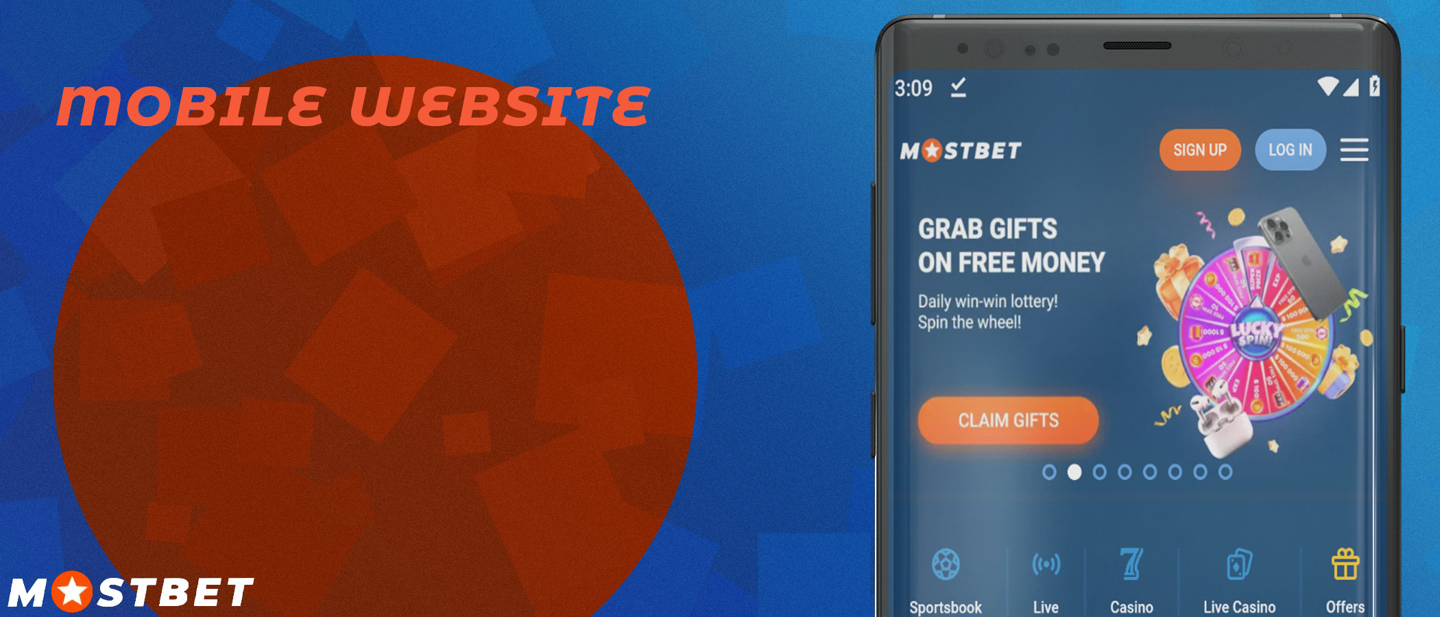 The Mostbet mobile site is an alternative to the mobile application.